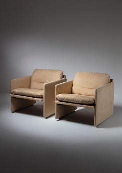 Compasso - Pair of "Springtime" Lounge Chairs by Marco Zanuso for Arflex