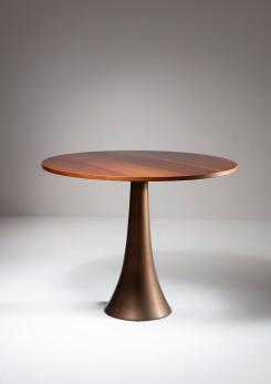 Compasso - "Series 41" Bronze Table by Angelo Mangiarotti for Bernini