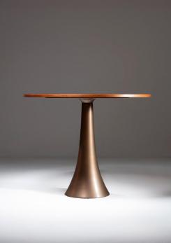 Compasso - "Series 41" Bronze Table by Angelo Mangiarotti for Bernini