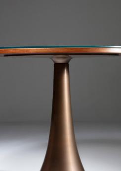 Compasso - "Series 41" Bronze Table by Angelo Mangiarotti for Bernini