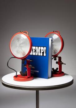 Compasso - Pair of "Jeep" Table Lamps by Leonardi and Stagi for Lumenform