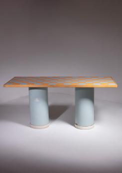 Compasso - One Off Ceramic Table by Salvati and Tresoldi