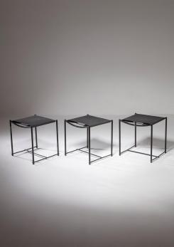 Compasso - Set of Three "Spaghetti Stools" by Giandomenico Belotti for Alias