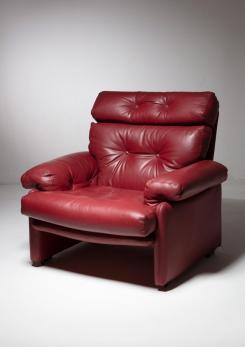 Compasso - "Coronado" Lounge Chair with Ottoman by Tobia Scarpa for B&B