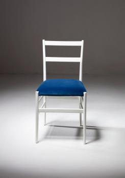 Compasso - Set of Four "Leggera" Chairs by Gio Ponti for Cassina Compasso - Set of Four "Leggera" Chairs by Gio Ponti for Cassina