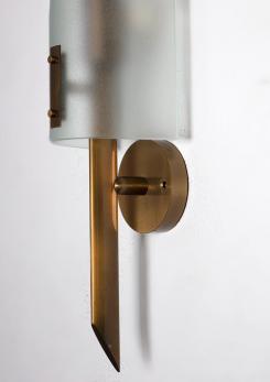 Compasso - Rare Pair of Wall Lamps by Angelo Lelii for Arredoluce