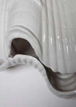 Compasso - Giant Clam Shell Ceramic Lamp by Studio Smania