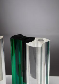 Compasso - Set of Five Vases by Luigi Massoni for Guzzini