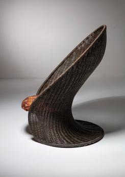 Compasso - "Foglia" Lounge Chair by Travasa for Bonacina