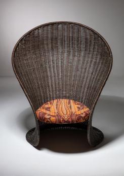 Compasso - "Foglia" Lounge Chair by Travasa for Bonacina