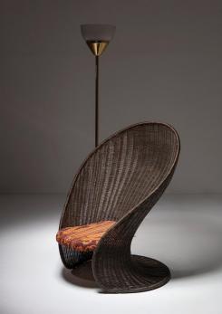 Compasso - "Foglia" Lounge Chair by Travasa for Bonacina
