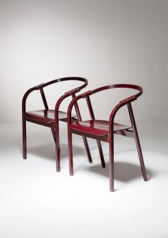 Compasso - Pair of "Otto" Chairs by Toffoloni and Palange for Ibis