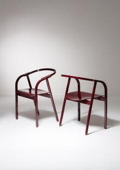 Compasso - Pair of "Otto" Chairs by Toffoloni and Palange for Ibis