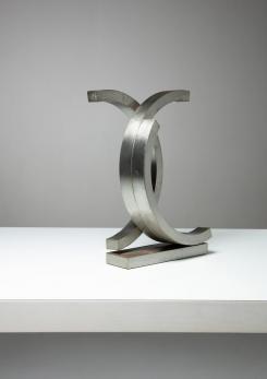 Compasso - Italian 70s Steel Geometric Sculpture