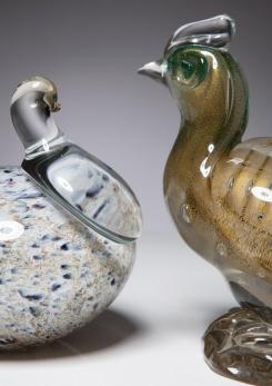 Compasso - Murano Glass Birds by Alfredo Barbini / VAMSA