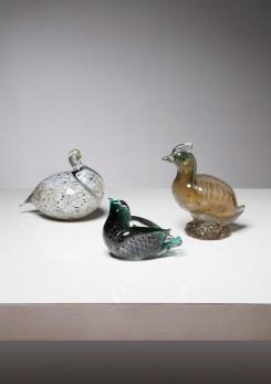 Compasso - Murano Glass Birds by Alfredo Barbini / VAMSA