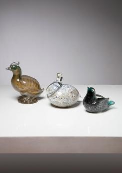 Compasso - Murano Glass Birds by Alfredo Barbini / VAMSA