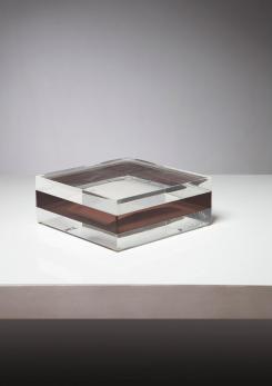 Compasso - Pair of Italian 70s Plexiglass Boxes