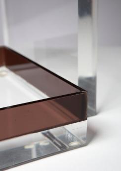 Compasso - Pair of Italian 70s Plexiglass Boxes