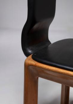Compasso - Set of Six "De Nos" Chairs by Angelo Mangiarotti for Skipper