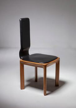 Compasso - Set of Six "De Nos" Chairs by Angelo Mangiarotti for Skipper