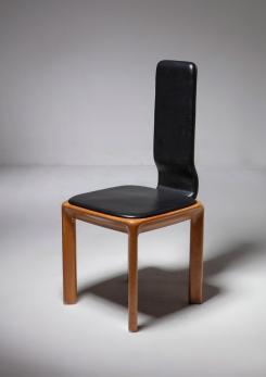 Compasso - Set of Six "De Nos" Chairs by Angelo Mangiarotti for Skipper