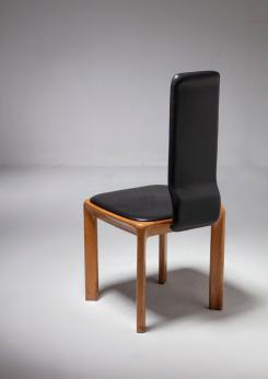 Compasso - Set of Six "De Nos" Chairs by Angelo Mangiarotti for Skipper