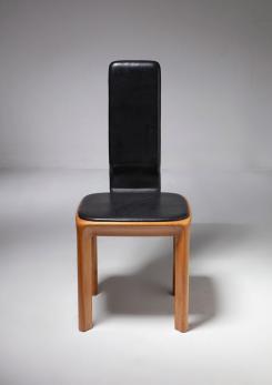 Compasso - Set of Six "De Nos" Chairs by Angelo Mangiarotti for Skipper