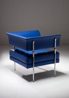 Compasso - "Hydra" Lounge Chair by Luca Scacchetti for Poltrona Frau