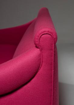 Compasso - "San Siro" Cloth Settee by Luigi Caccia Dominioni for Azucena