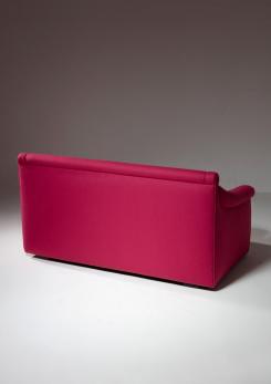 Compasso - "San Siro" Cloth Settee by Luigi Caccia Dominioni for Azucena