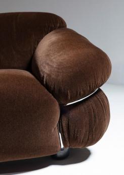 Compasso - "Sesann" Settee by Gianfranco Frattini for Cassina Compasso - "Sesann" Settee by Gianfranco Frattini for Cassina