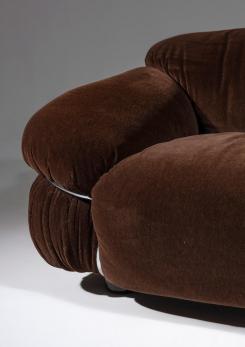 Compasso - "Sesann" Settee by Gianfranco Frattini for Cassina Compasso - "Sesann" Settee by Gianfranco Frattini for Cassina