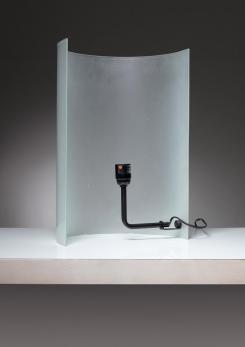 Compasso - Glass Table Lamp by Stilnovo
