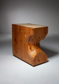 Compasso - Large Solid Wood abstract Sculpture