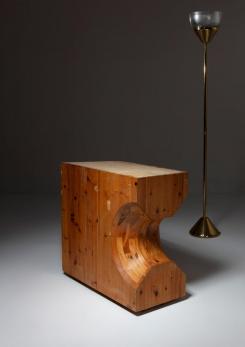 Compasso - Large Solid Wood abstract Sculpture