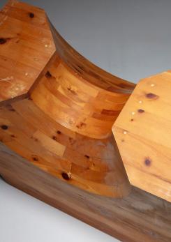 Compasso - Large Solid Wood abstract Sculpture