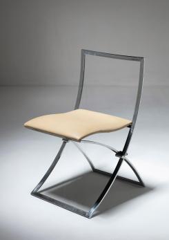 Compasso - Pair of "Luisa" Chairs by Marcello Cuneo for Mobel Italia