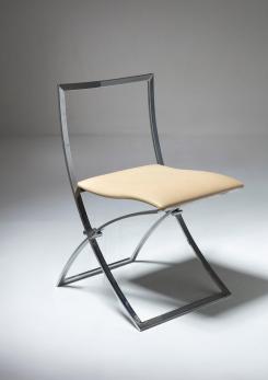 Compasso - Pair of "Luisa" Chairs by Marcello Cuneo for Mobel Italia