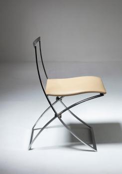 Compasso - Pair of "Luisa" Chairs by Marcello Cuneo for Mobel Italia