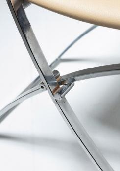 Compasso - Pair of "Luisa" Chairs by Marcello Cuneo for Mobel Italia