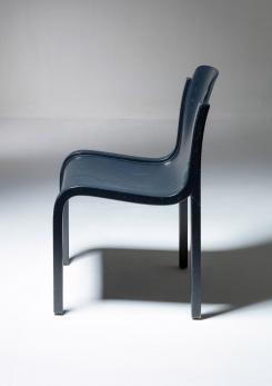 Compasso - Set of Six "Mito" Plywood Chairs by Carlo Bartoli for T70