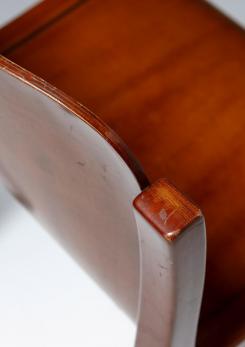 Compasso - Set of Six Bartoli Mito plywood chairs for T70