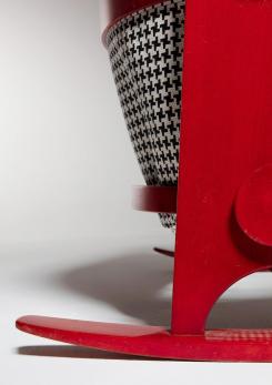 Compasso - "Lucio" Rocking Cradle by Franco Vattolo for Ibisco