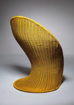 Compasso - "Foglia" Lounge Chair by Travasa for Bonacina