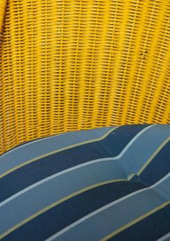 Compasso - "Foglia" Lounge Chair by Travasa for Bonacina