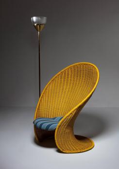Compasso - "Foglia" Lounge Chair by Travasa for Bonacina