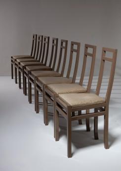 Compasso - Set of Eight "Veneto" Chairs by Corrado Corradi dell'Acqua for Azucena