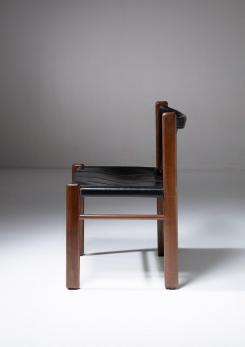 Compasso - Set of Six Chairs by Gianfranco Frattini for Bernini