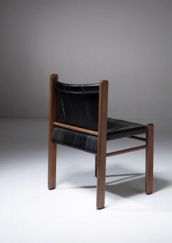 Compasso - Set of Six Chairs by Gianfranco Frattini for Bernini